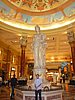 y) Statue at the Ceasars Palace (Notice the Artwork in the Ceiling).JPG
