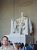 zf) Inside the Memorial - Abraham Lincoln, 16th President of the US (1861-1865).JPG