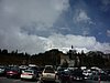 zzza) At 5400 Ft (or 1647 M) - Yippy, Mount Rainier is Showing Itself!! (Paradise Parking Lot).JPG