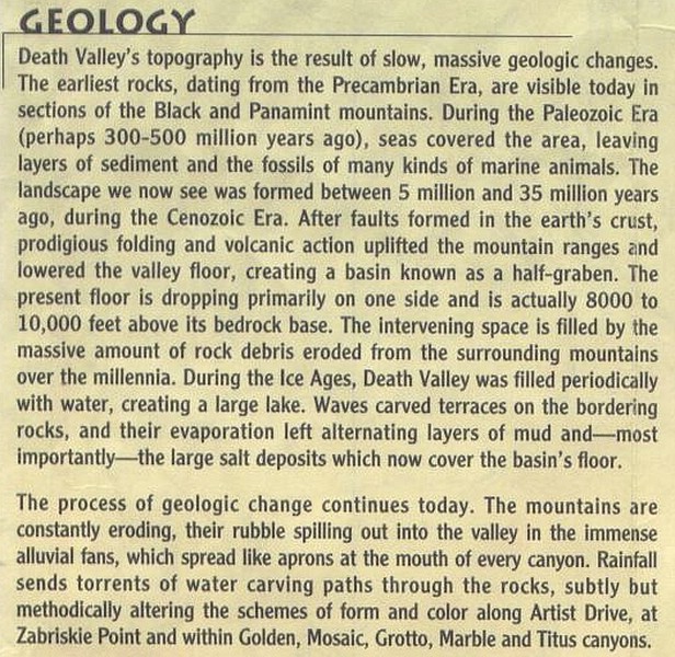 t) In Literal Geological Terms, Death Valley is A Graben - A Rift Valley Formed By the Sinking Of The Bedrock ...JPG