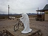 l) In The Middle of the Desert, On Our Way to Rhyolite, Suddenly Noticing Ghostly Creatures (The Ghost Rider).JPG