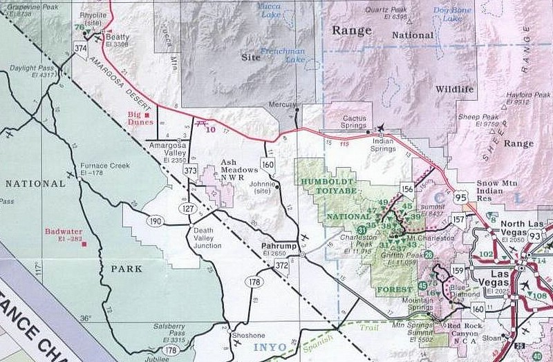 zd) Red Rock is Located S.W. of the City (Route 159), and not N.W. (Route 157+156 - Mt.Charleston Scenic Byway).JPG