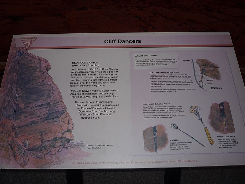 zzh) Dancing The Cliffs - Red Rock Canyon is a Popular Climbing Destination.JPG