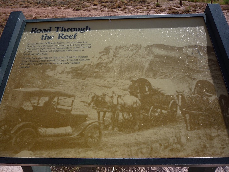 zzb) Ancient Peoples Used The Route For Centuries. Mormon Settlers Developed The Trail Into A Wagon Road In About 1884.JPG