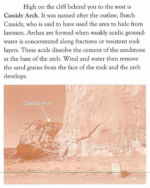 zzl) Arches ~ Weakly Acidic GroundWater Concentrated Along Fractures etc. Dissolving Cement of SandStone At Base.JPG