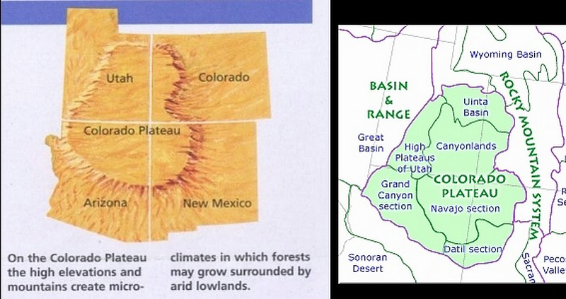 zz) High Plateaus Of Utah ~ SubProvince Of Colorado Plateau (Uplifted Beginning About 20 Mill Yrs Ago, Miocene Epoch).jpg
