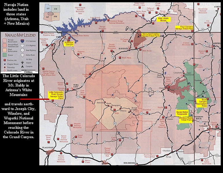 zd) Hopi Territory Entirely Surrounded by the Navajo (Unfortunate Whim of Federal Government).JPG