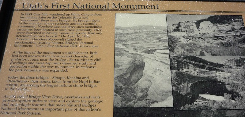 zzo) Apparently First National Monument of Utah (1908 - Signed by President Theodore Roosevelt)).JPG