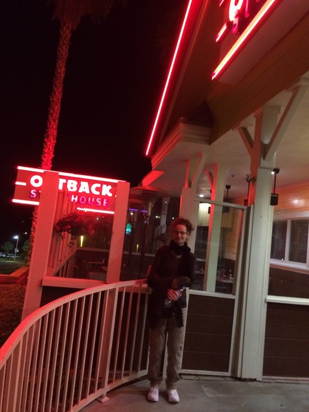 b) ThursdayNight 17 July 2014 ~ Outback Restaurant @ 10.37 PM. Always The Last Customer's To Leave, Living the Good Life ;-).JPG