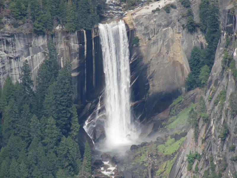 s) SundayAfternoon 20 July 2014 ~ Vernal Falls, Zoomed In (WashBurn View Point -Yosemite National Park).JPG