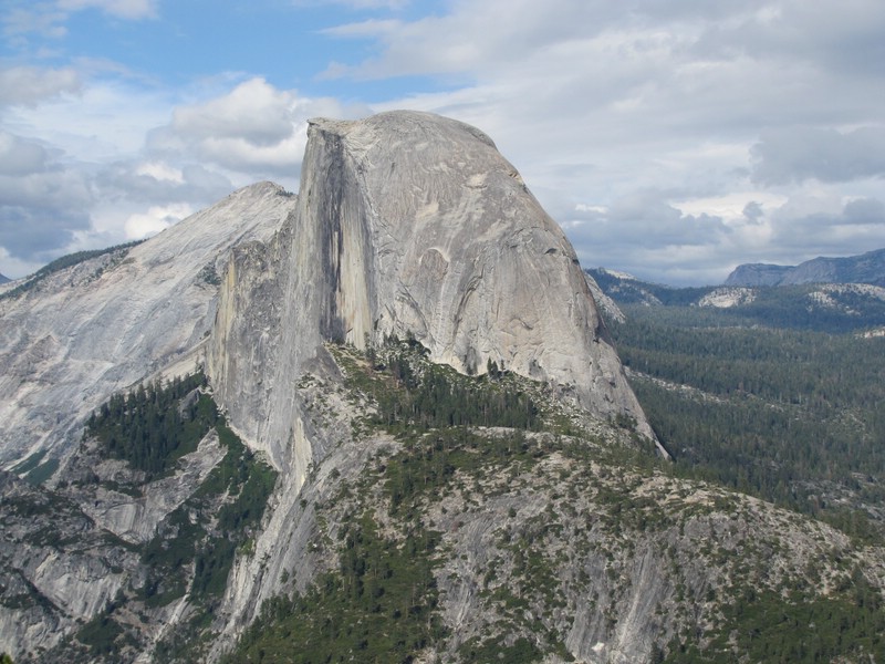 zo) SundayAfternoon 20 July 2014 ~ Half Dome, Zoomed In (Glacier View Point, Yosemite National Park).JPG