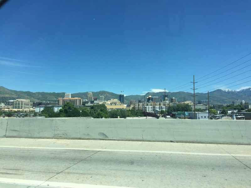 zj) Friday 3 June 2016 - Salt Lake City (Utah), I-15 (After Picking Up Few Groceries At Trader Joe's)
