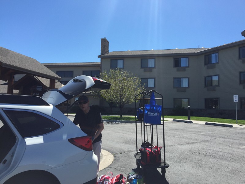 b) Saturday 4 June 2016 - Rexburg (Idaho), AmericInn Lodge + Suites Rexburg (Check-Out Time)