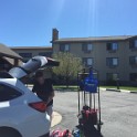 b) Saturday 4 June 2016 - Rexburg (Idaho), AmericInn Lodge + Suites Rexburg (Check-Out Time)