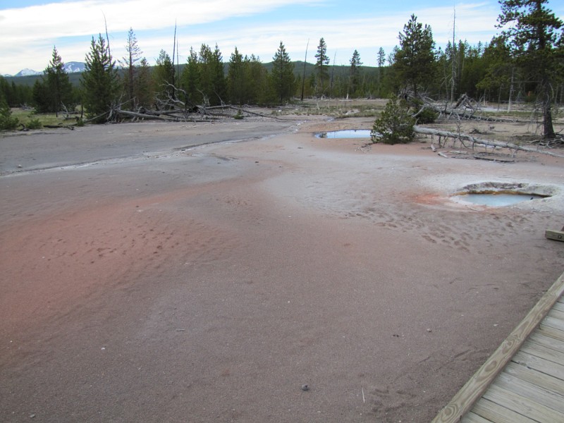 zzzzb) Artists Paintpots - Some People Put Their Lives In Danger Here (FootSteps) And Damaged Delicate Thermal Formations.