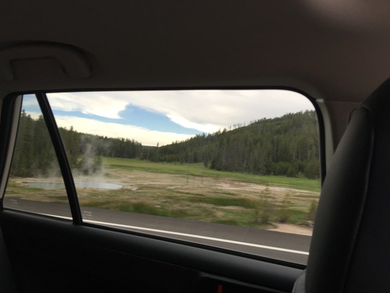 zzzzd) Scenery Just Passed Norris Geyser Basin - Contstant Reminders We Are Finding Ourselves On Active Volcanic Grounds!!