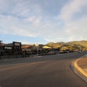 zzzzo) Cute Town Of Gardiner At Sunset (Street Adjacent To North Entrance Gate Yellowstone National Park)