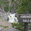 zg) Firehole Falls, Just South Of Madison Junction