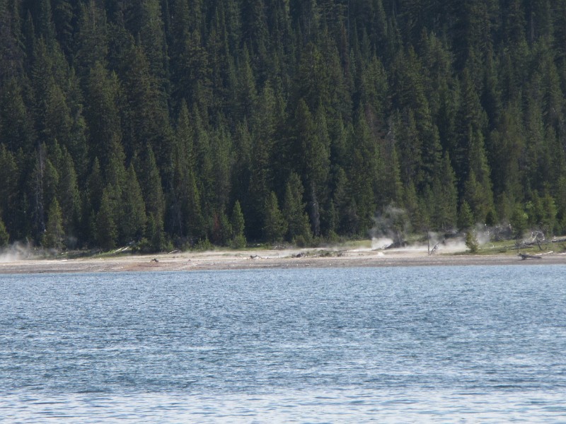 zzz) Steaming Fumarole's On Beach (Yellowstone Lake)