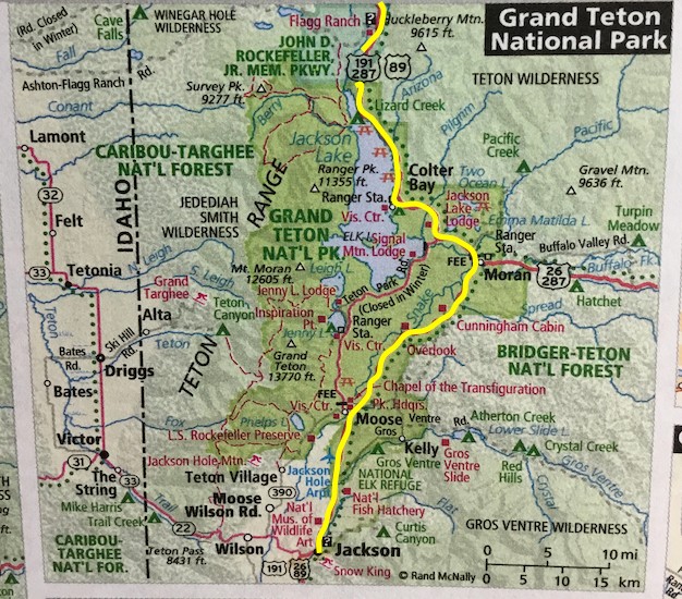 zzzm) Grand Teton National Park, Scenic Route