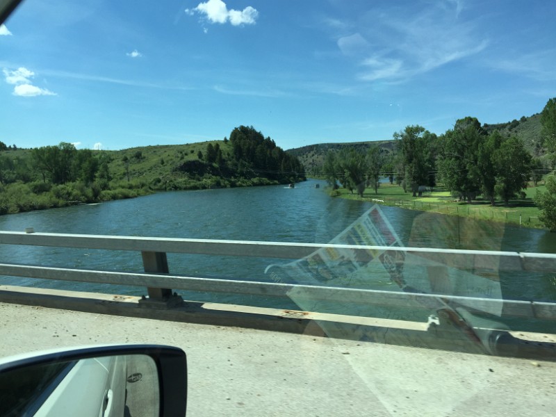 zk) Crossing Snake River again - Swan Valley, Idaho