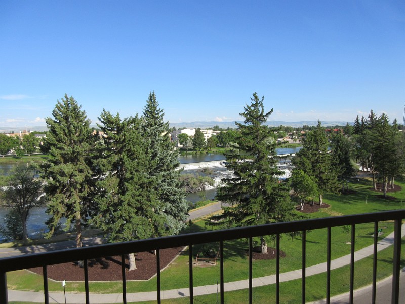 zu) View From Our Room, Rodeway Inn Hotel In Idaho Falls