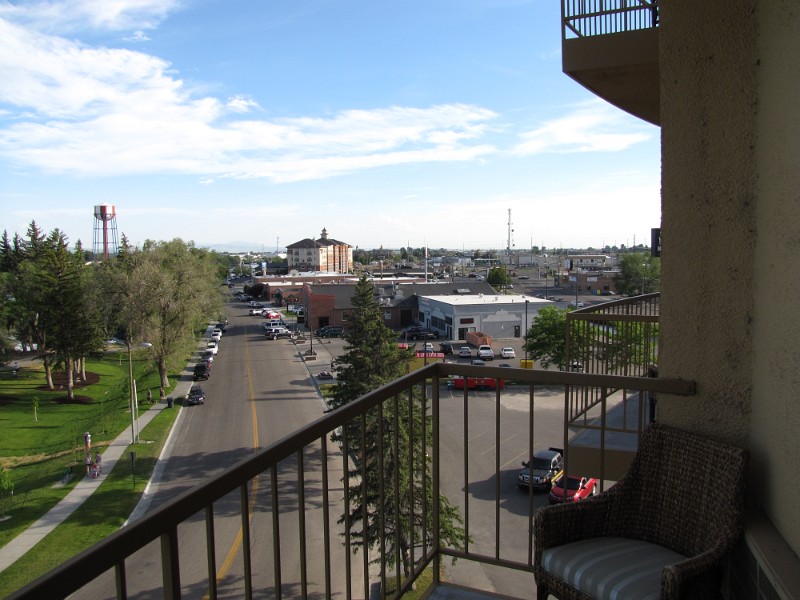 zza) View From Our Room, Rodeway Inn Hotel In Idaho Falls