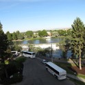 zy) View From Our Room, Rodeway Inn Hotel In Idaho Falls 