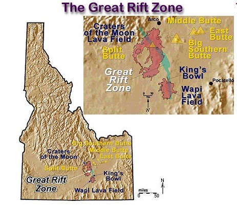 s) All Part Of The Great Rift Zone ...