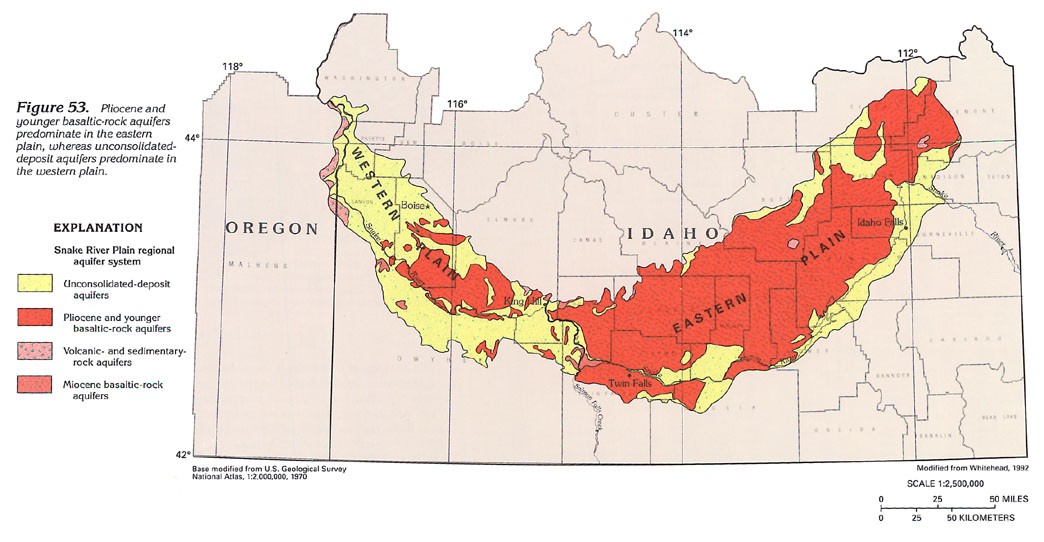 s2) The Great Rift Zone Located On The Eastern Part Of The Snake River Plain