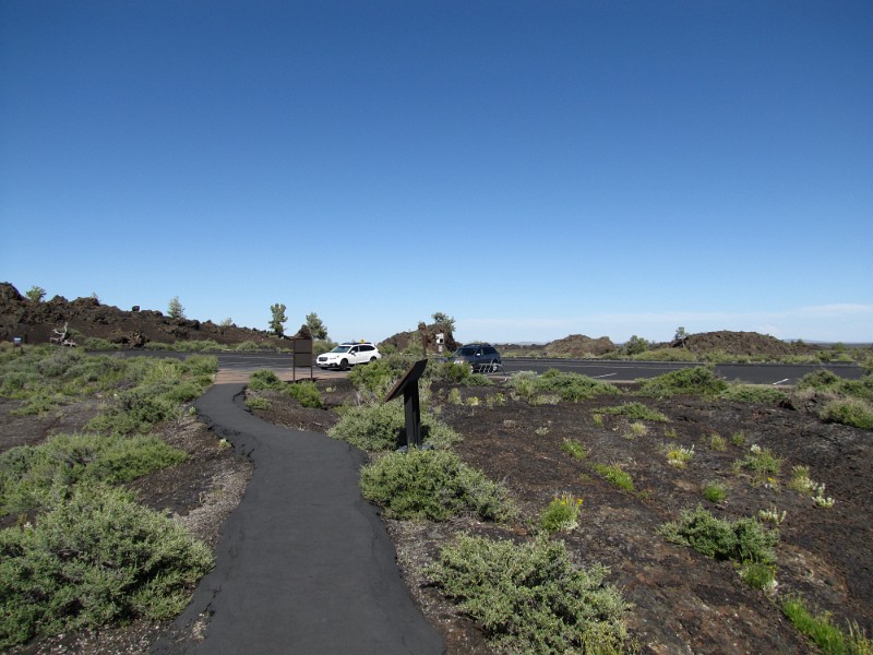 zze) North Crater Flow Trail (Craters Of The Moon By The Loop Road)