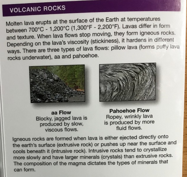 zzk) When Lava Flows Stop Moving, They Form Igneous Rocks (There Are 3 Types Of Lava Flows)