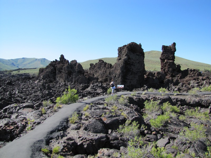 zzzi) North Crater Flow Trail (Craters Of The Moon By The Loop Road)