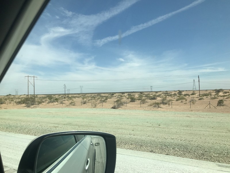 p) Wednesday 31 May 2017 - Along The Mexican Border, CA (I-8)