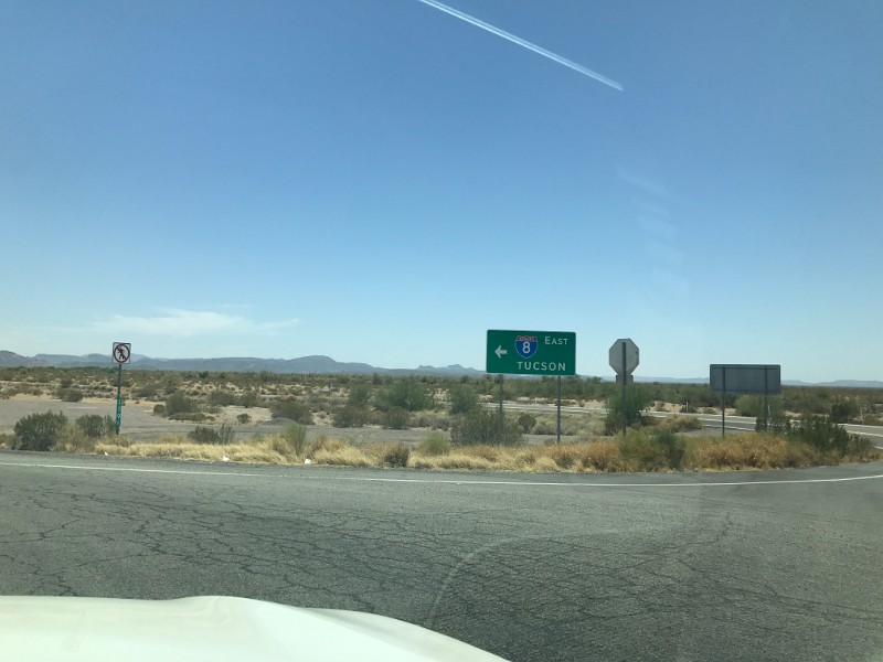 zzc) Thursday 1 June 2017 - Still On The I-8 (AZ) Direction East