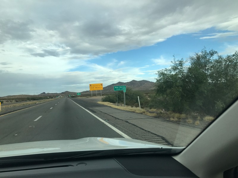 zzzf) Thursday 1 June 2017 - Back On The Road And Shortly After, Entering New Mexico (I-10)