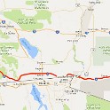 b) Wednesday 31 May 2017 - Our Journey For Today, Interstate 8 (Along the Mexican Border)