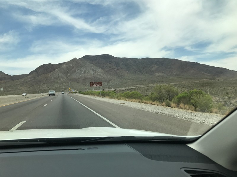 u) Transmountain Highway (Road 375), Franklin Mountains State Park (El Paso Region, Texas)