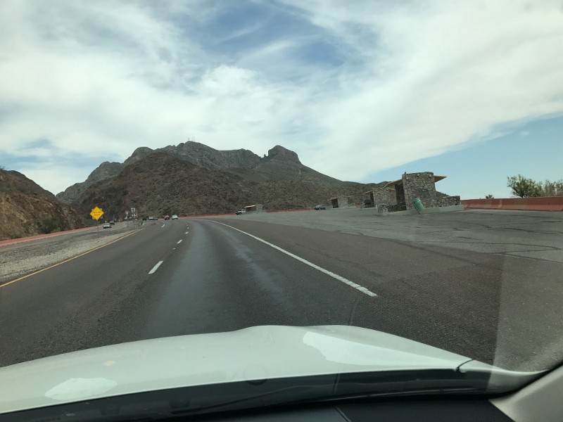 x) Transmountain Highway (Road 375), Franklin Mountains State Park (El Paso Region, Texas)