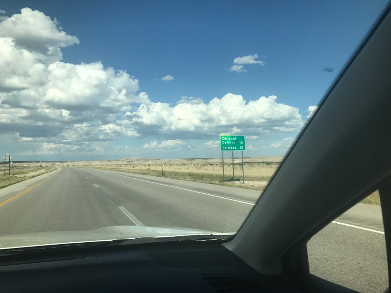 zzn) Crossing The State Border, From Texas Back Into New Mexico