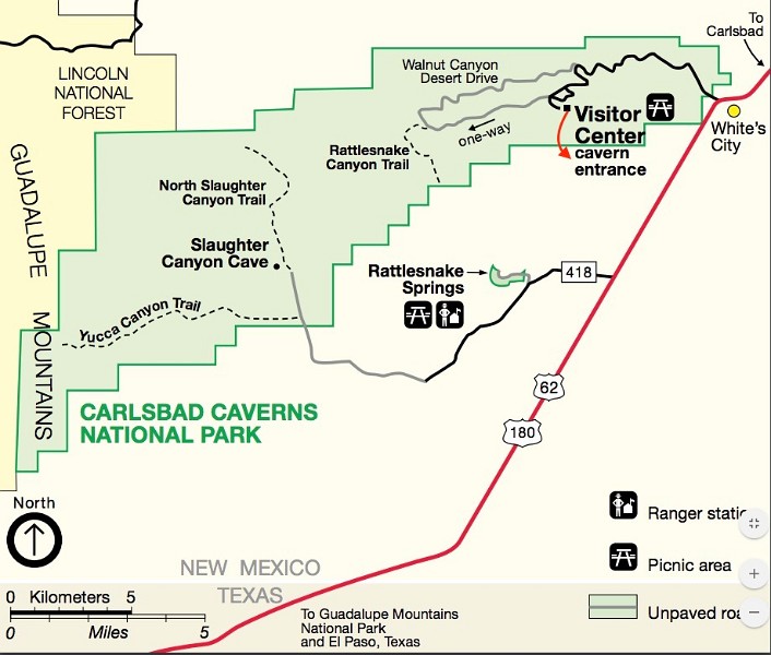 b) Saturday 3 June 2017 - Carlsbad Caverns National Park (Natural Entrance, Next To Visitor Center
