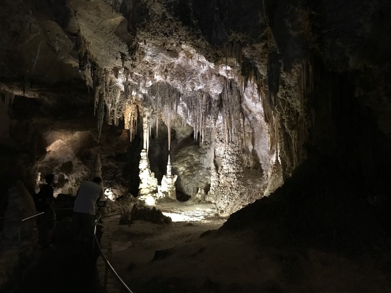 zze) Saturday 3 June 2017 - Carlsbad Caverns (Together With Few Others We Were The Last Ones To Leave The Caverns, Taking The Last Ride Up With the Elevator)