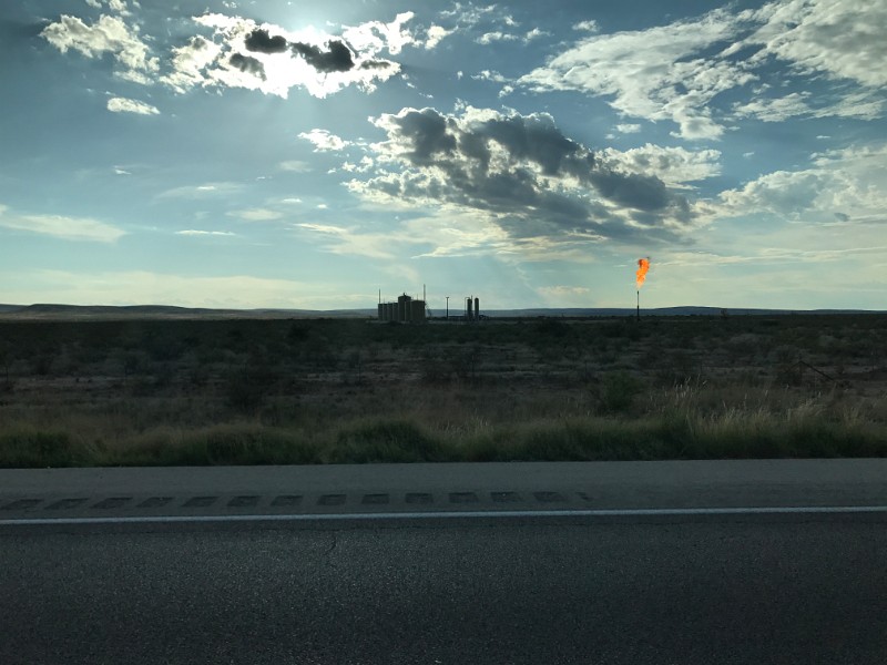 zzzv) Sunday 4 June 2018 - Back To Carlsbad Caverns National Park To Attend The Bat Flight Program Again!! (Small Oil Refinery On National Parks Hwy (180-62) - LandMark)
