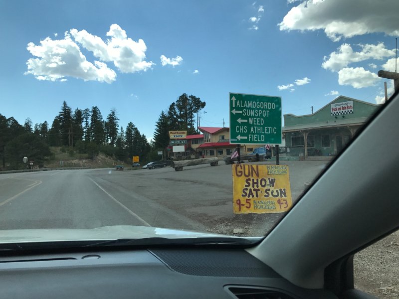 zs) U.S. Route 82 - Cloudcroft (Lincoln National Forest, New Mexico)