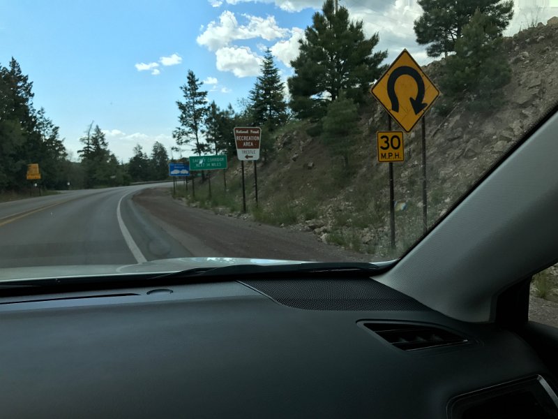 zt) U.S. Route 82 - Cloudcroft (Lincoln National Forest, New Mexico)