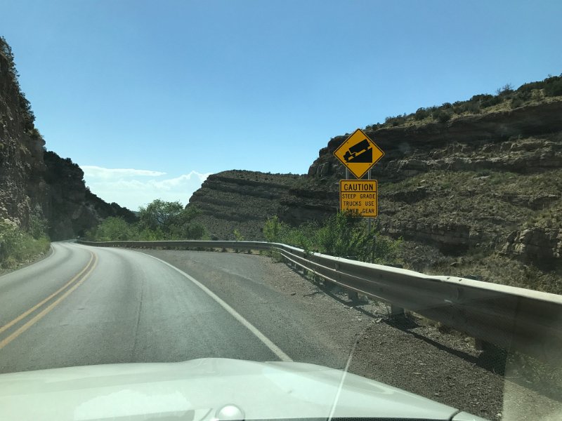 zu) U.S. Route 82 - High Rolls (Lincoln National Forest, New Mexico)