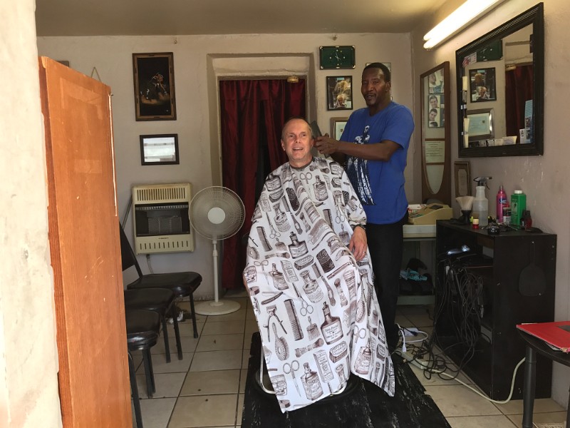 g) Corner Barber Shop - Truth or Consequences, New Mexico