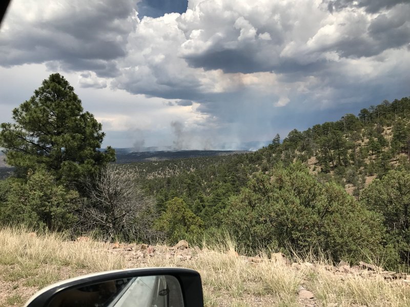 t) Highway 15, New Mexico (Fire Not Coming Our Direction)