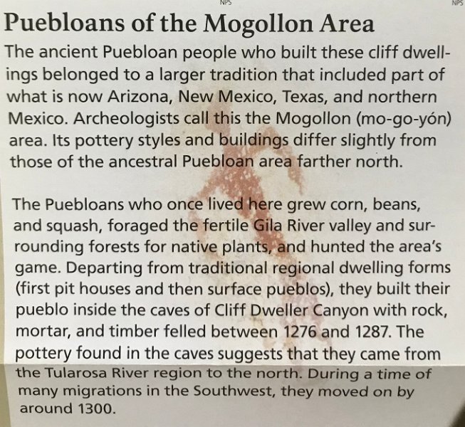 zq) The Ancient Puebloan People Who Built These Cliff Dwellings Belonged To A Larger Tradition, Archeologists Call This The Mogollon (mo-go-yon)