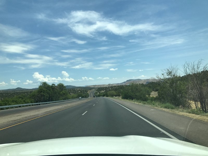 h) Route 180 - Driving Out Of Silver City, New Mexico